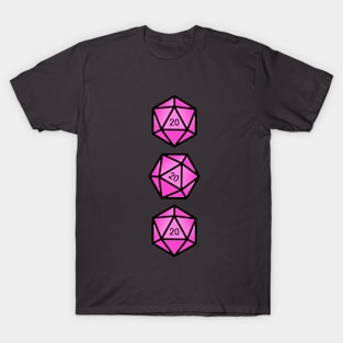 Pink d20s T-Shirt